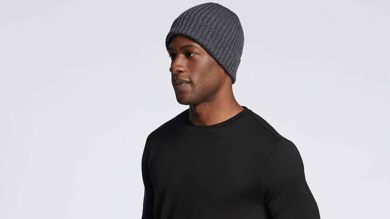 The Best Beanies For Men In Winter 2024 Entertainment Tonight   UnboundMerino Beanie Smoke 3 Sq 1700x Copy 